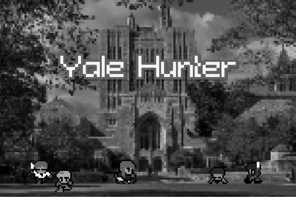 Pixel art Yale Hunter game screenshot